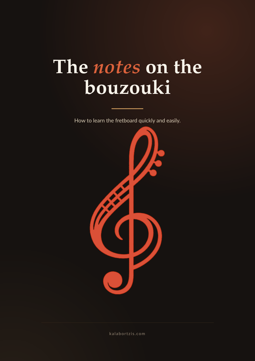 Guide 2, The notes on the bouzouki